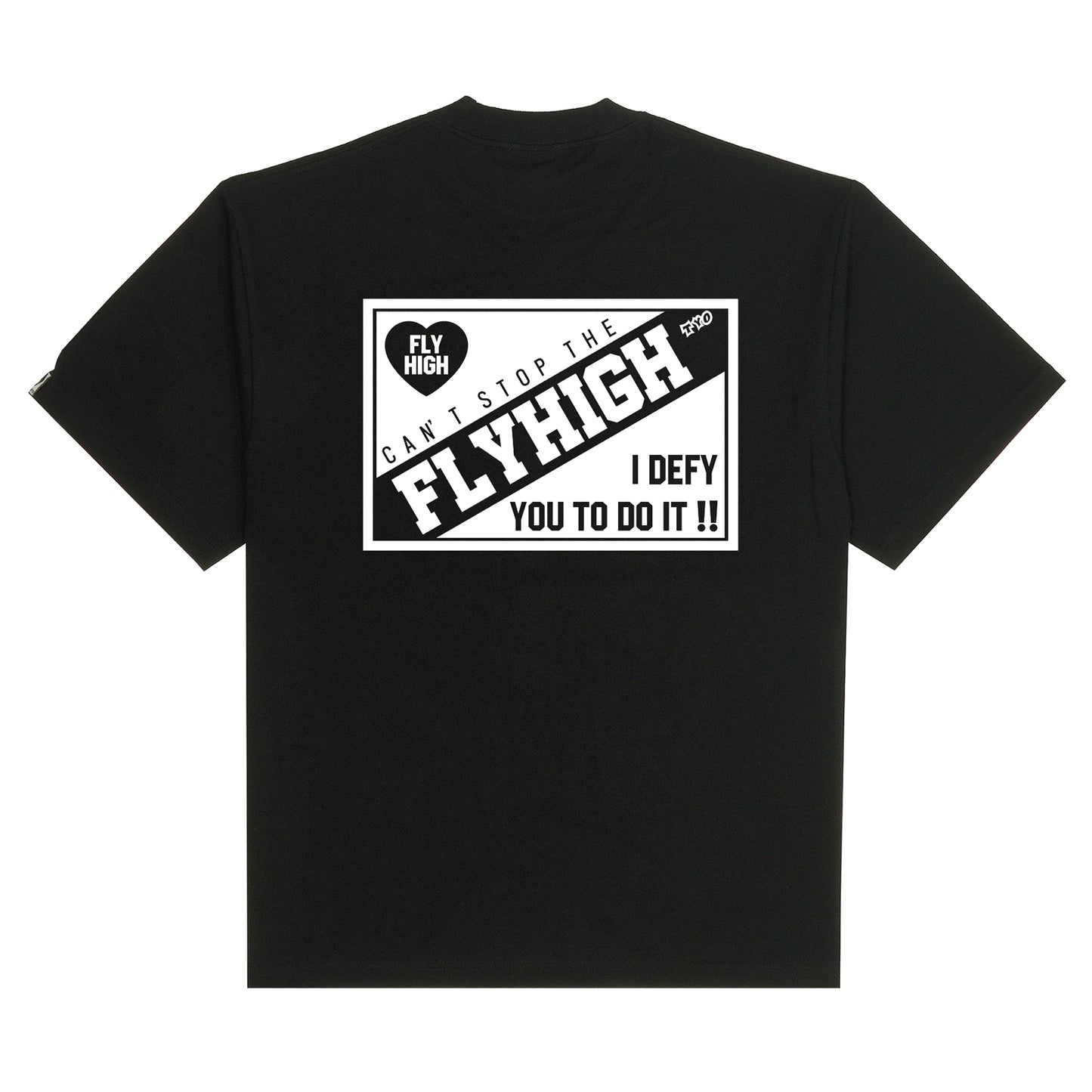 FLYHIGH I DEFY T-SHIRT BLACK