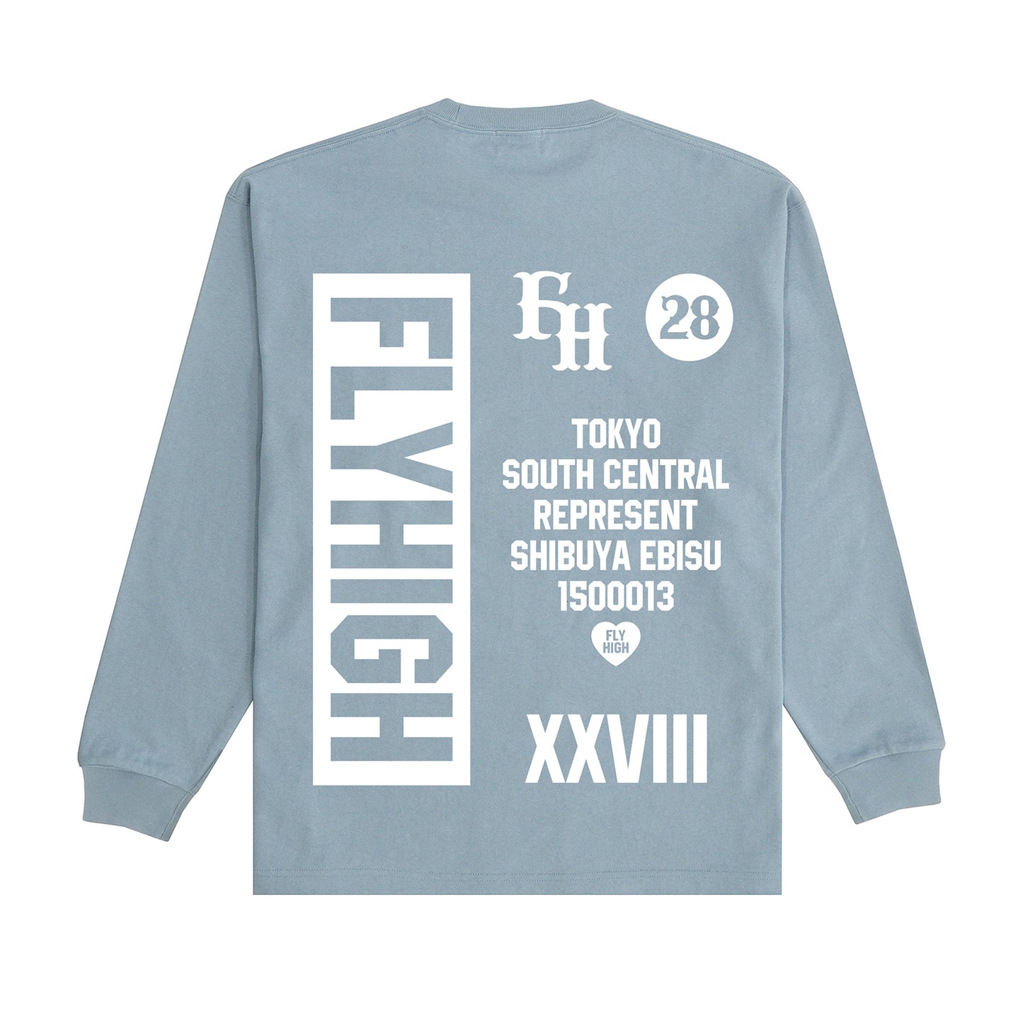 FLYHIGH 28 FLYER L/S T-SHRT BLUE