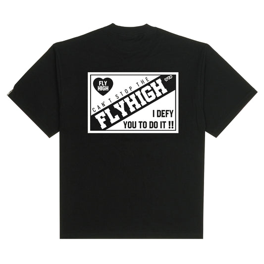 FLYHIGH  I DEFY T-SHIRT BLACK