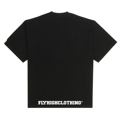 FLYHIGH OPEN YOUR T-SHIRT BLACK