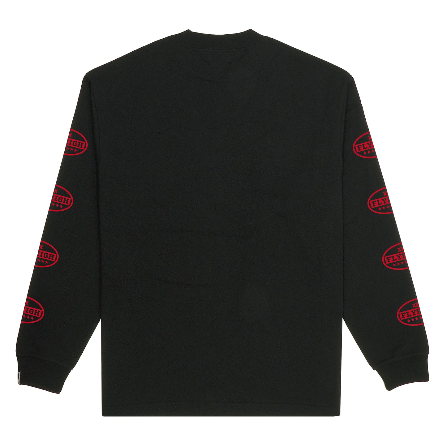 FLYHIGH 7STARS EMBLEM L/S T-SHIRT BLACK