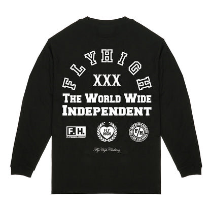 FLYHIGH INDEPENDENT L/S T-SHIRT BLACK