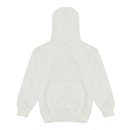 FLYHIGH BOX LOGO PULLOVER HOODIE WHITE