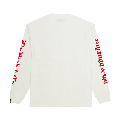 FLYHIGH AND CO LOGO L/S T-SHIRT WHITE【予約商品】【12月下旬入荷予定】