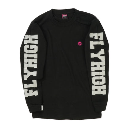 FLYHIGH SLEEVE LOGO L/S T-SHIRT BLACK