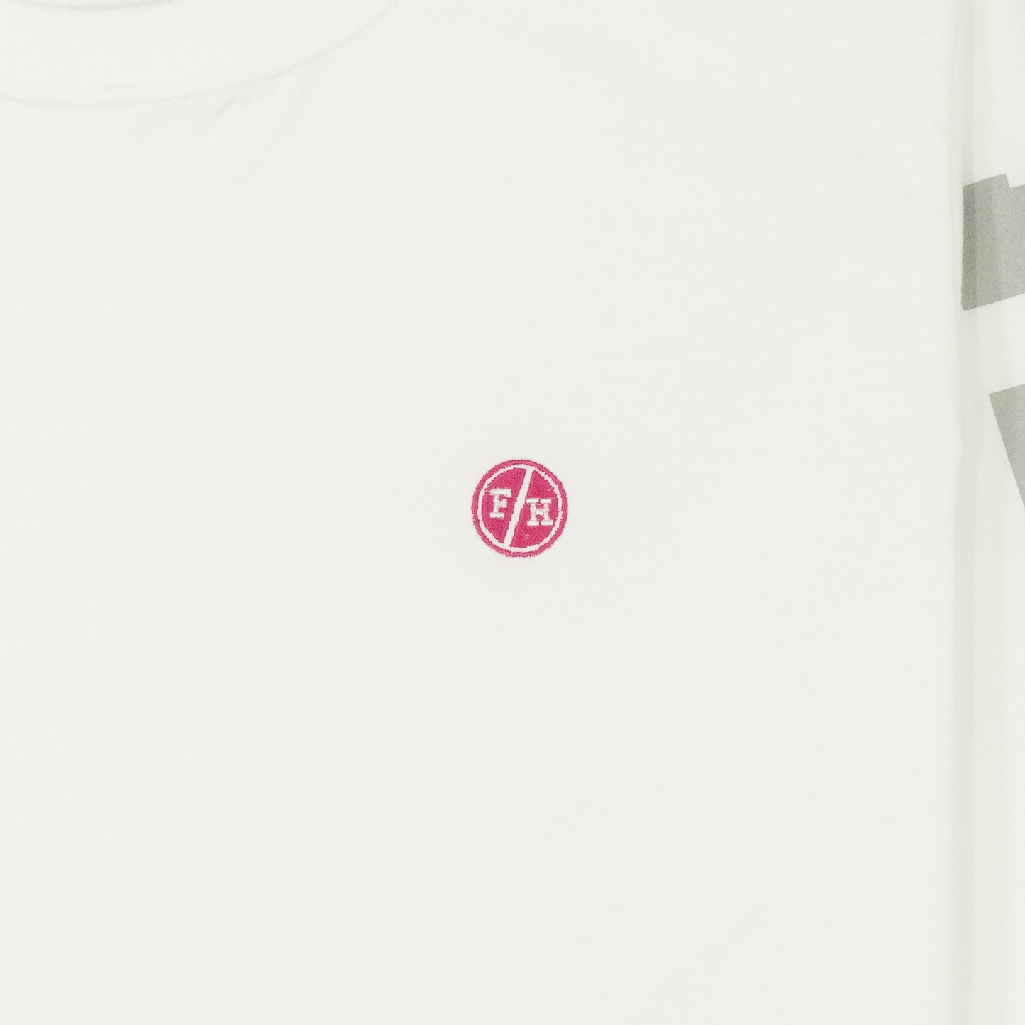 FLYHIGH SLEEVE LOGO L/S T-SHIRT WHITE