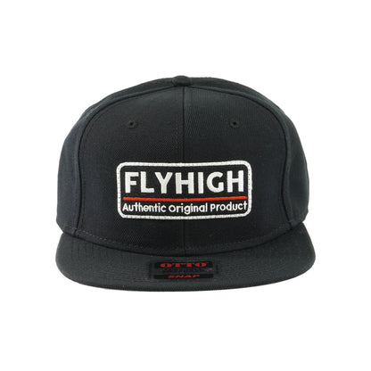 FLYHIGH SNAP BACK BASEBALL CAP BLK