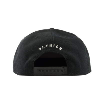 FLYHIGH SNAP BACK BASEBALL CAP BLK