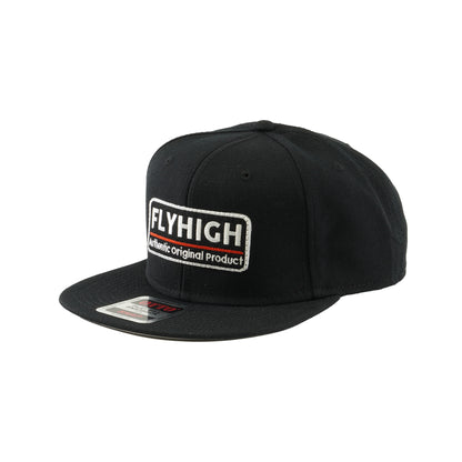 FLYHIGH SNAP BACK BASEBALL CAP BLK