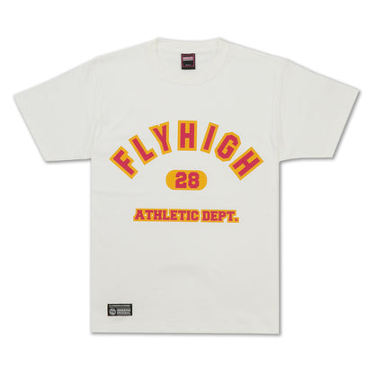 FLYHIGH COLLEGE STYLE T-SHIRT WHITE