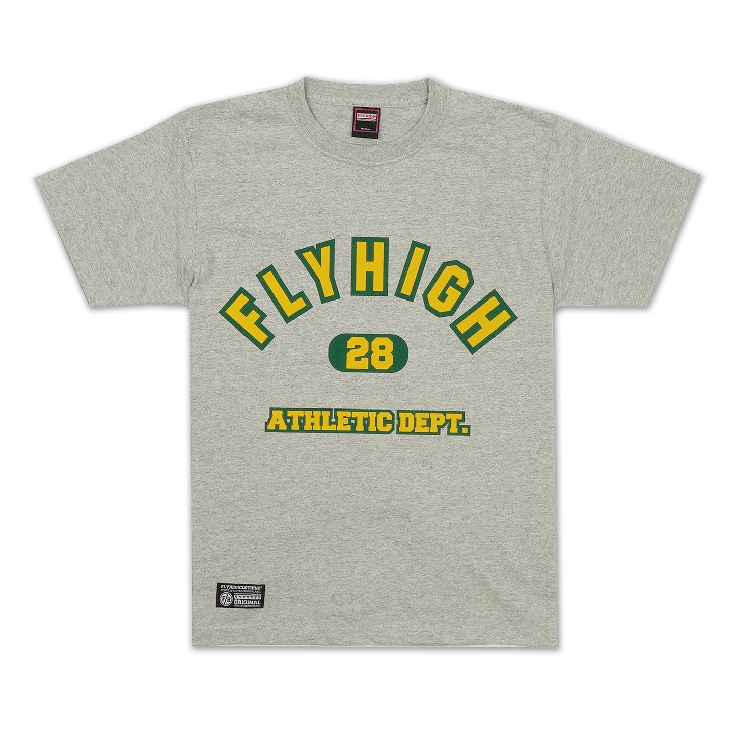 FLYHIGH COLLEGE STYLE T-SHIRT GREY