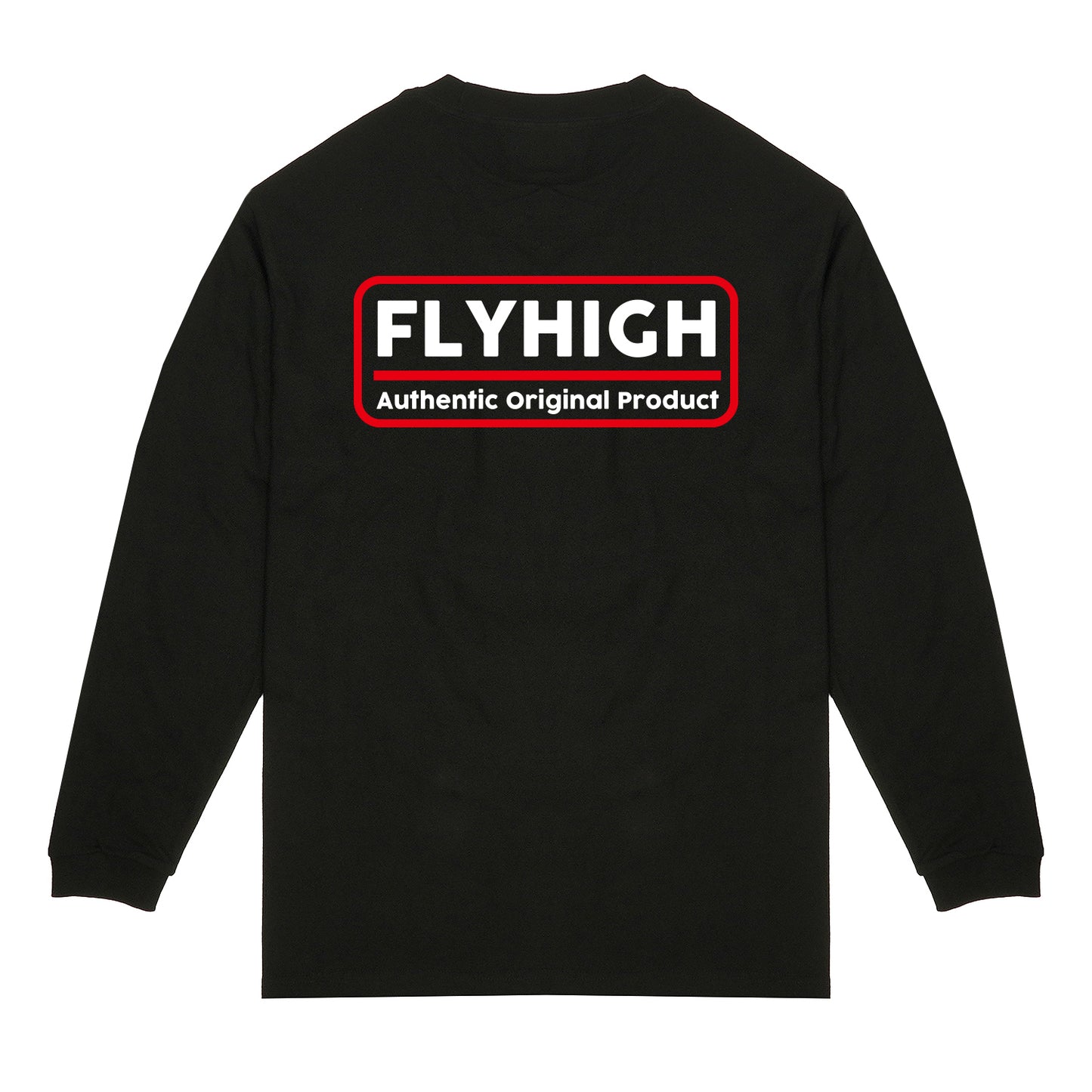 FLYHIGH SQUARE EMBLEM L/S T-SHIRT BLACK