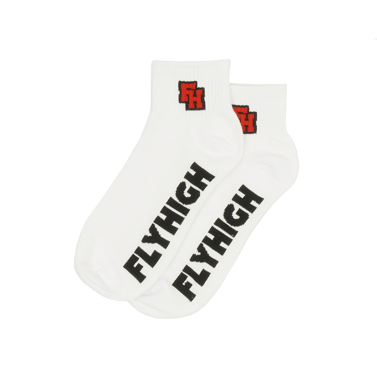 FLYHIGH ANKLE SOCKS WHITE