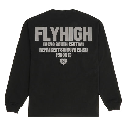 FLYHIGH REPRESENT LOCAL L/S T-SHRT BLACK