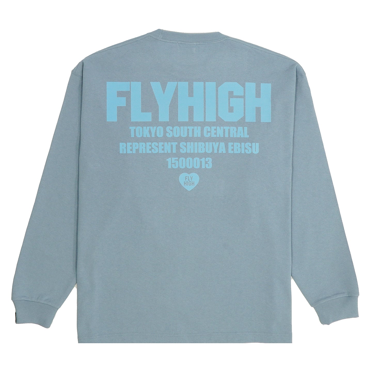 FLYHIGH REPRESENT LOCAL L/S T-SHRT BLUE