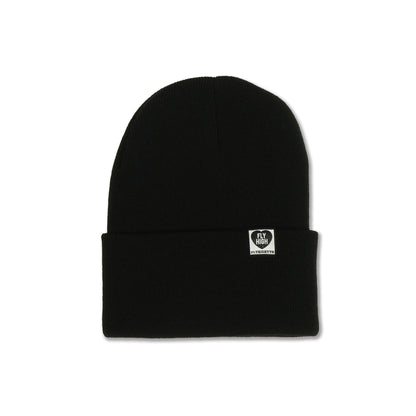 FLYHIGH LOVERS HEART BEANIE KNIT CAP BLACK