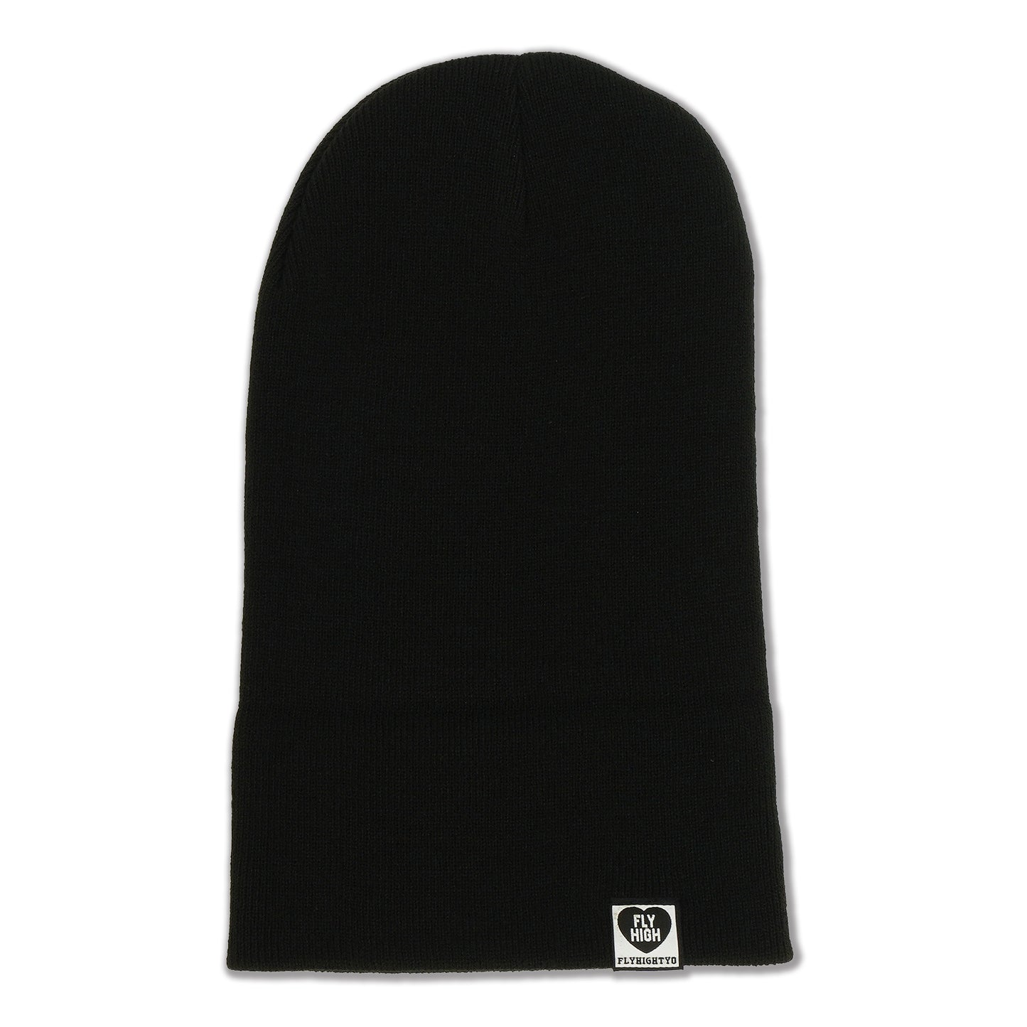 FLYHIGH LOVERS HEART BEANIE KNIT CAP BLACK