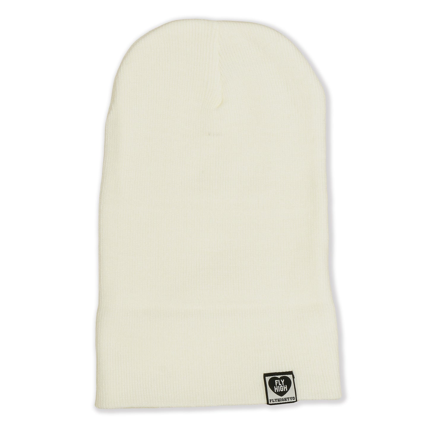 FLYHIGH LOVERS HEART BEANIE KNIT CAP WHITE