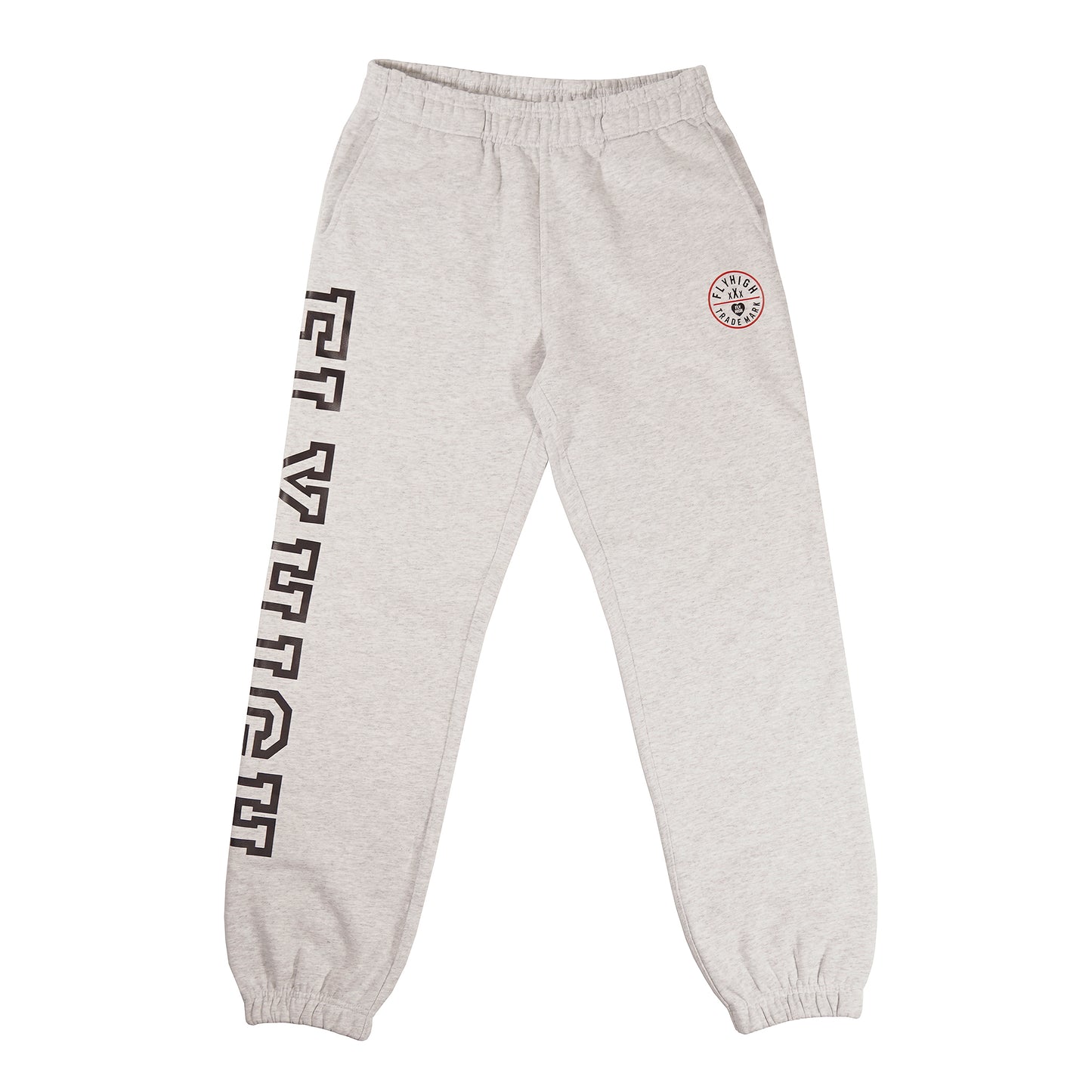 FLYHIGH BIG LOGO SWEAT PANTS ASH GREY