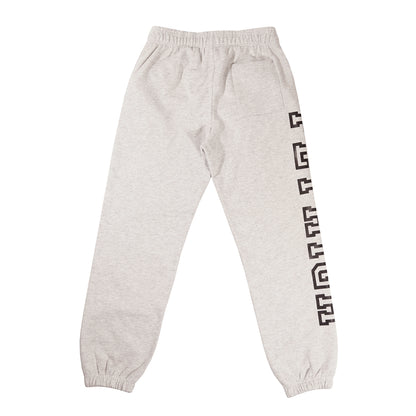 FLYHIGH BIG LOGO SWEAT PANTS ASH GREY