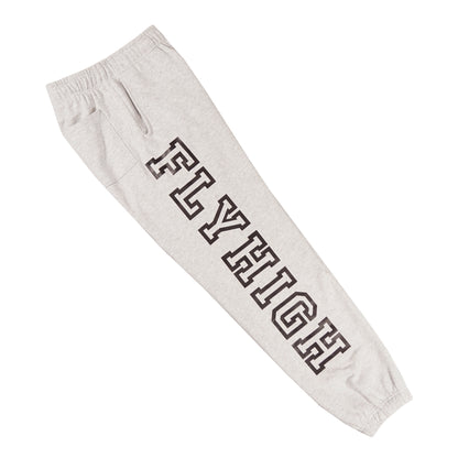 FLYHIGH BIG LOGO SWEAT PANTS ASH GREY