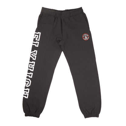 FLYHIGH BIG LOGO SWEAT PANTS BLACK