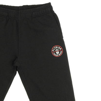 FLYHIGH BIG LOGO SWEAT PANTS BLACK