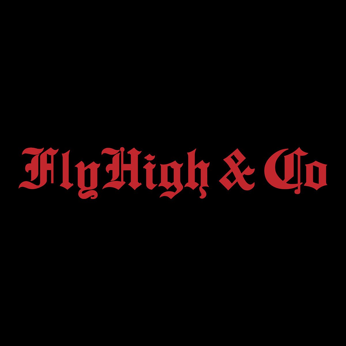 FLYHIGH AND CO LOGO PULLOVER HOODIE BLACK【予約商品】【12月中旬入荷予定】 - FLYHIGHCLOTHING® OFFICIAL STORE