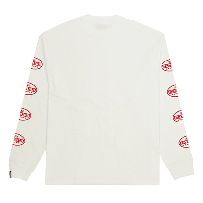 FLYHIGH 7STARS EMBLEM L/S T-SHIRT WHITE